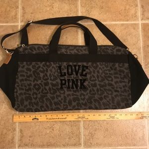 Pink Canvas Duffle